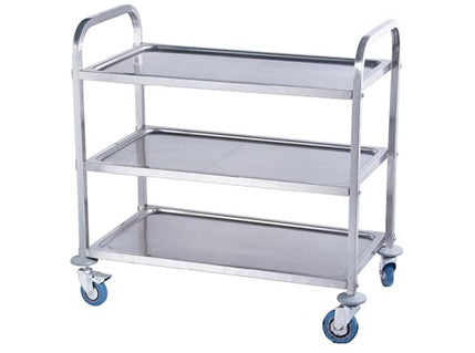 Stainless Steel 3-Tier Trolley