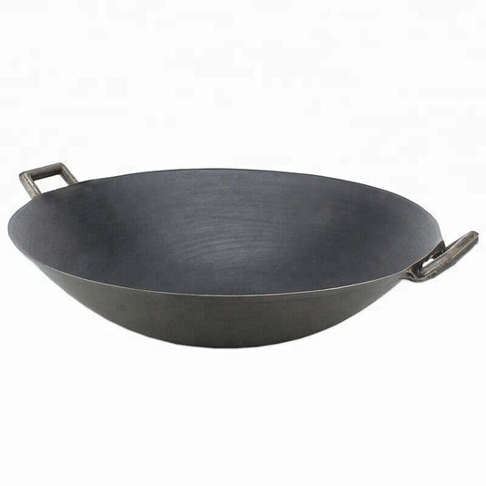 Cast Iron Wok W/Handles (Thick)